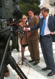 The HSUS's Wayne Pacelle speaks to press about United States v. Stevens