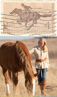 Speak Up for Wild Horses; Send a Letter via Pony Express