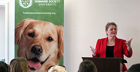 Humane Society University Dean Tracy Zaparanick