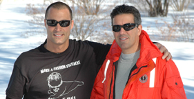 Nigel Barker and Wayne Pacelle in Canada for visit to harp seal nursery