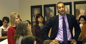 Nigel Barker visits The Humane Society of the United States' office