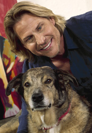 Ron Burns and his late dog Rufus
