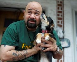JC Ramos, pictured above with his dog Minnie, became an advocate of Pets for Life after we provided spay/neuter services for his dogs and cats. Today he is an employee of The HSUS, helping more people and pets.