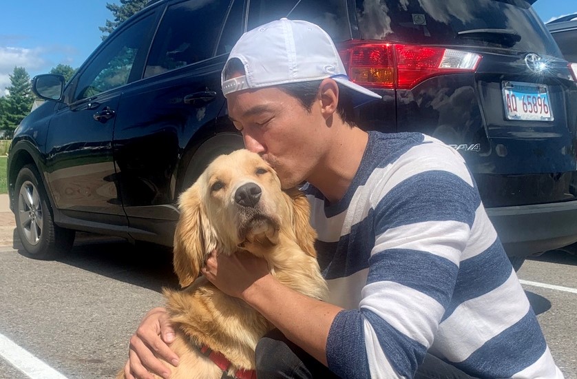 Actor Daniel Henney adopts HSI rescue from South Korean dog meat farm